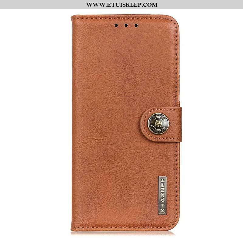 Obudowa Etui Na Telefon do Oppo A16 / A16s Imitacja Skóry Khazneh